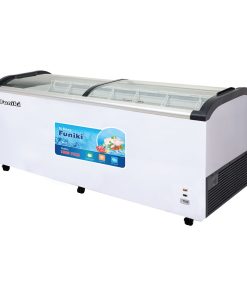 Tủ đông Hòa Phát cánh lùa kính cong 355L HCF 680S1PĐG.N